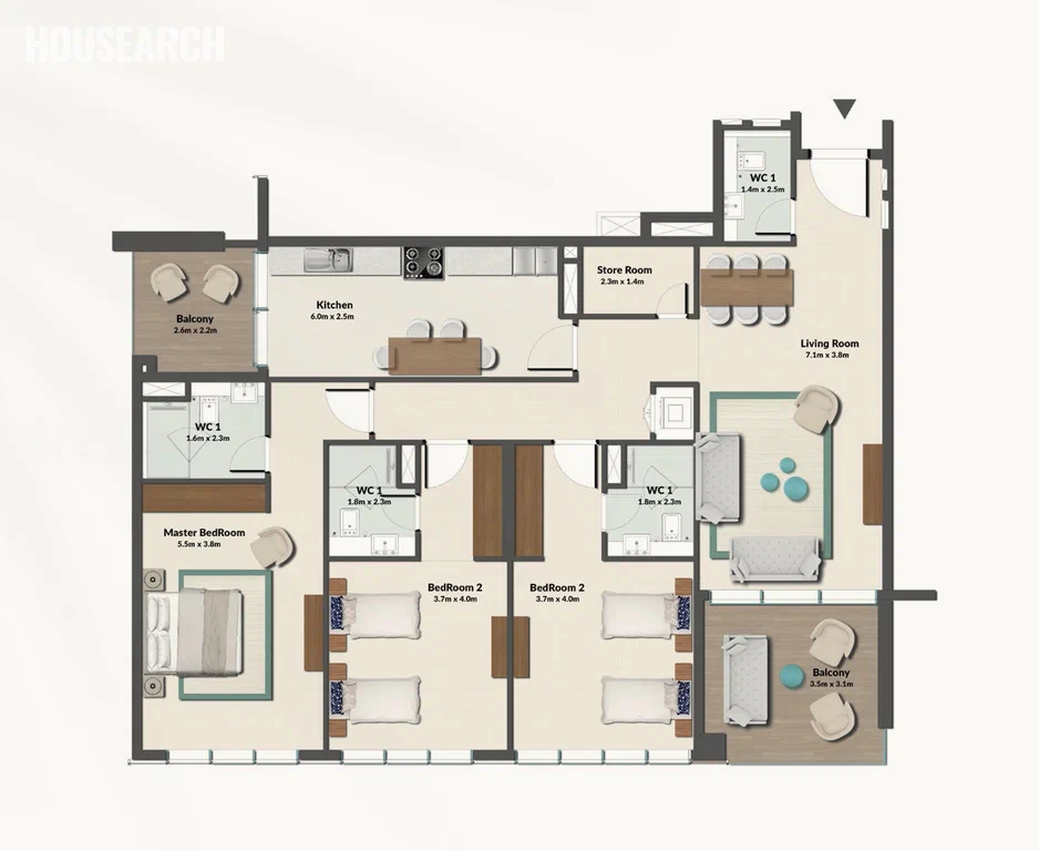 3 Bedroom